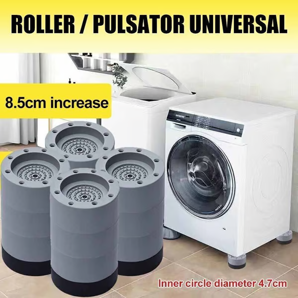 🔥Vibration free washing machine feet | 1 Set (4 Pcs)