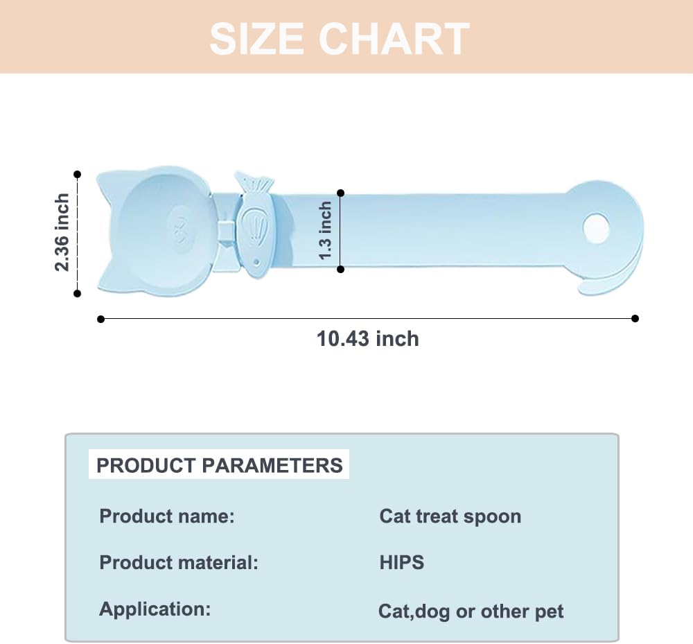 ๐Cat Bar Feeding Spoon (random colors)๐พ