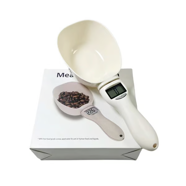 🔥Digital kitchen scale spoon, detachable, made of ABS material, with peeling function and unit conversion