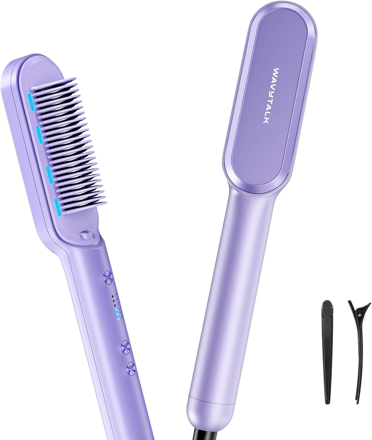 🔥Negative ion straight hair brush, anti scalding, universal for straight/curly hair, CE ROHS FCC certification complete