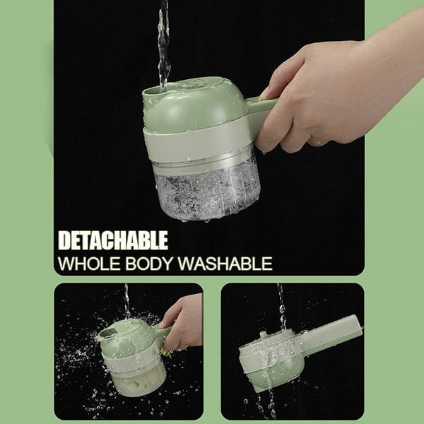 🔥4 in 1 Portable Electric Vegetable Cutter Set