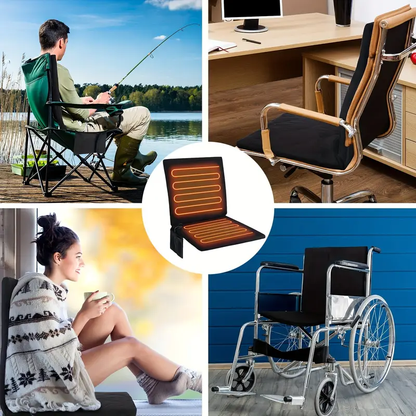 Portable heated seat cushion | Foldable | Intelligent temperature control