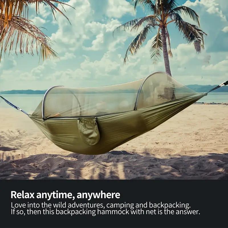 Double mosquito net hammock, 661 lbs weight capacity