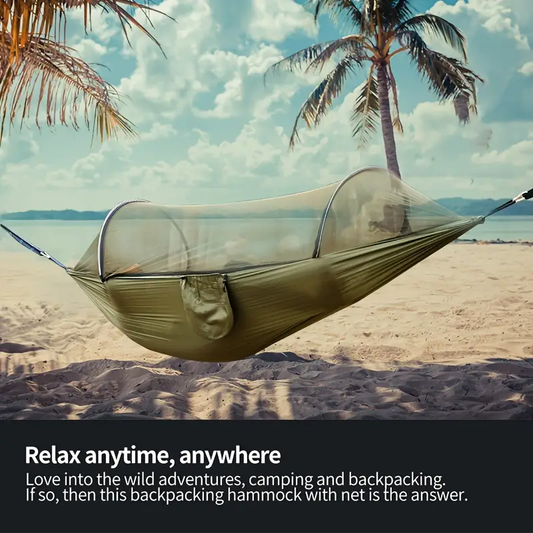 Double mosquito net hammock, 661 lbs weight capacity