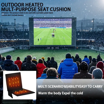 Portable heated seat cushion | Foldable | Intelligent temperature control