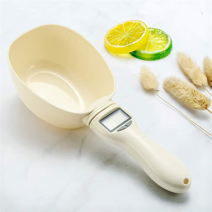 🔥Digital kitchen scale spoon, detachable, made of ABS material, with peeling function and unit conversion