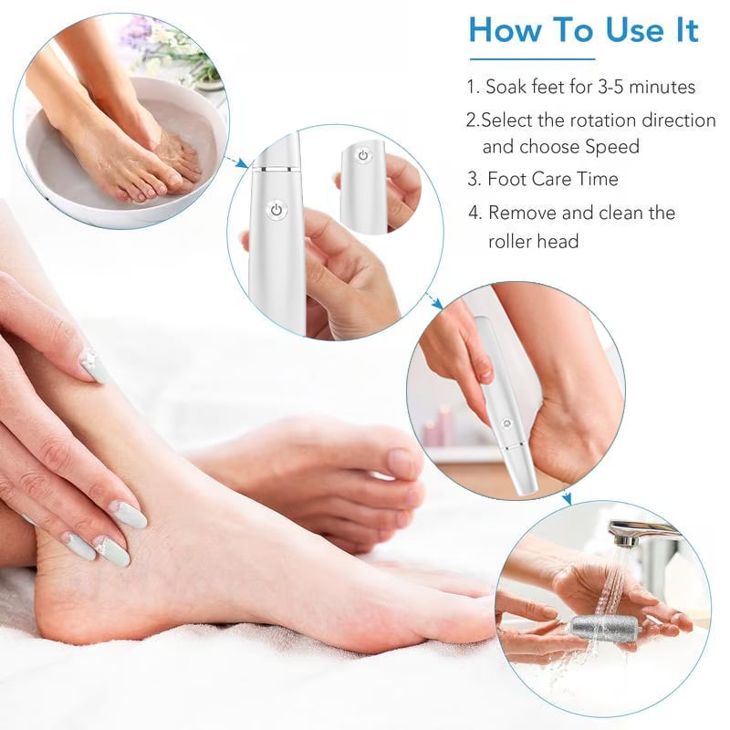 👍🏻Electric Feet Callus Remover  🎁Save 65%,today only