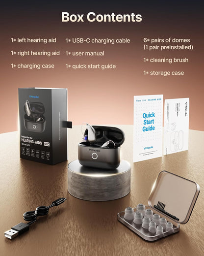 🔊Super Invisible Hearing Aid Headphones