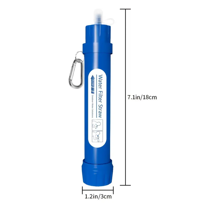 Outdoor survival equipment | Water source filter, ABS material