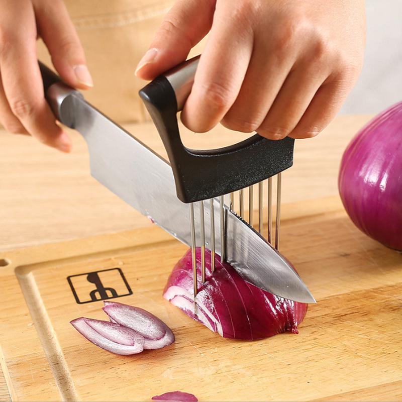 🧄Stainless Steel Onion Slice Holder