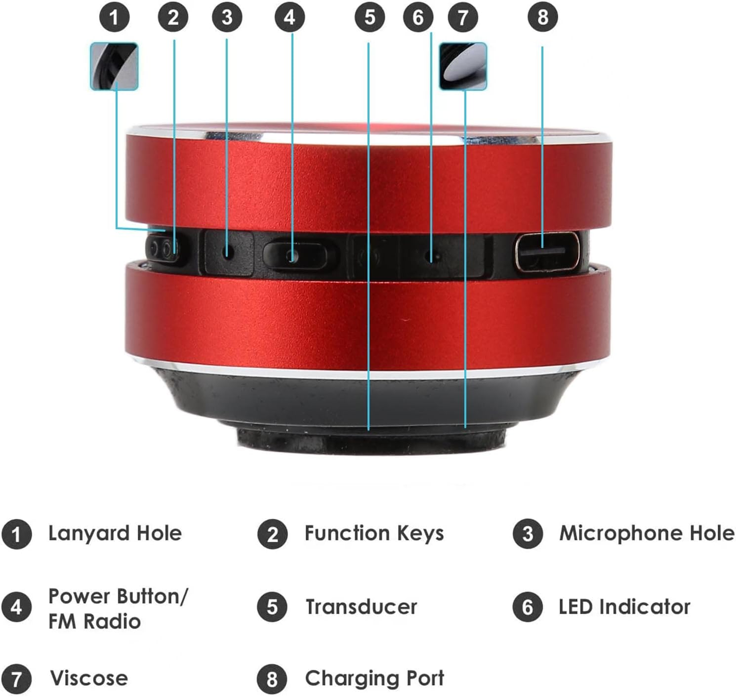 Black technology bone conduction Bluetooth speaker M1R