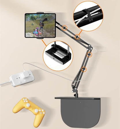 🔥Adjustable long arm metal bracket (universal for mobile phones and tablets)