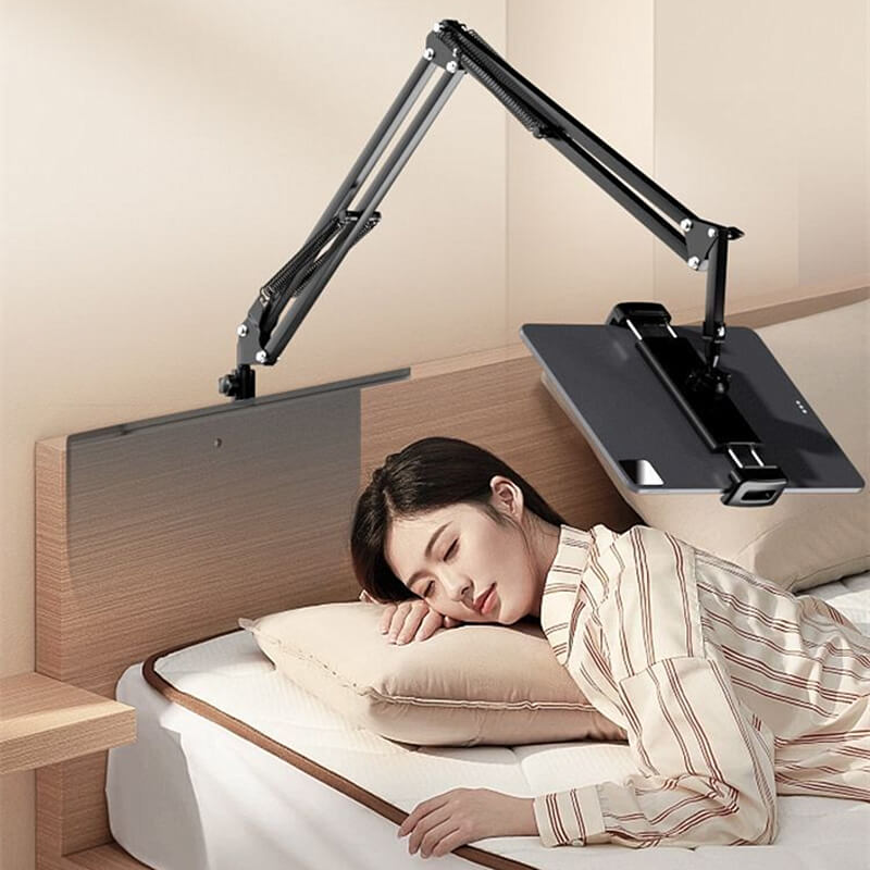 🔥Adjustable long arm metal bracket (universal for mobile phones and tablets)