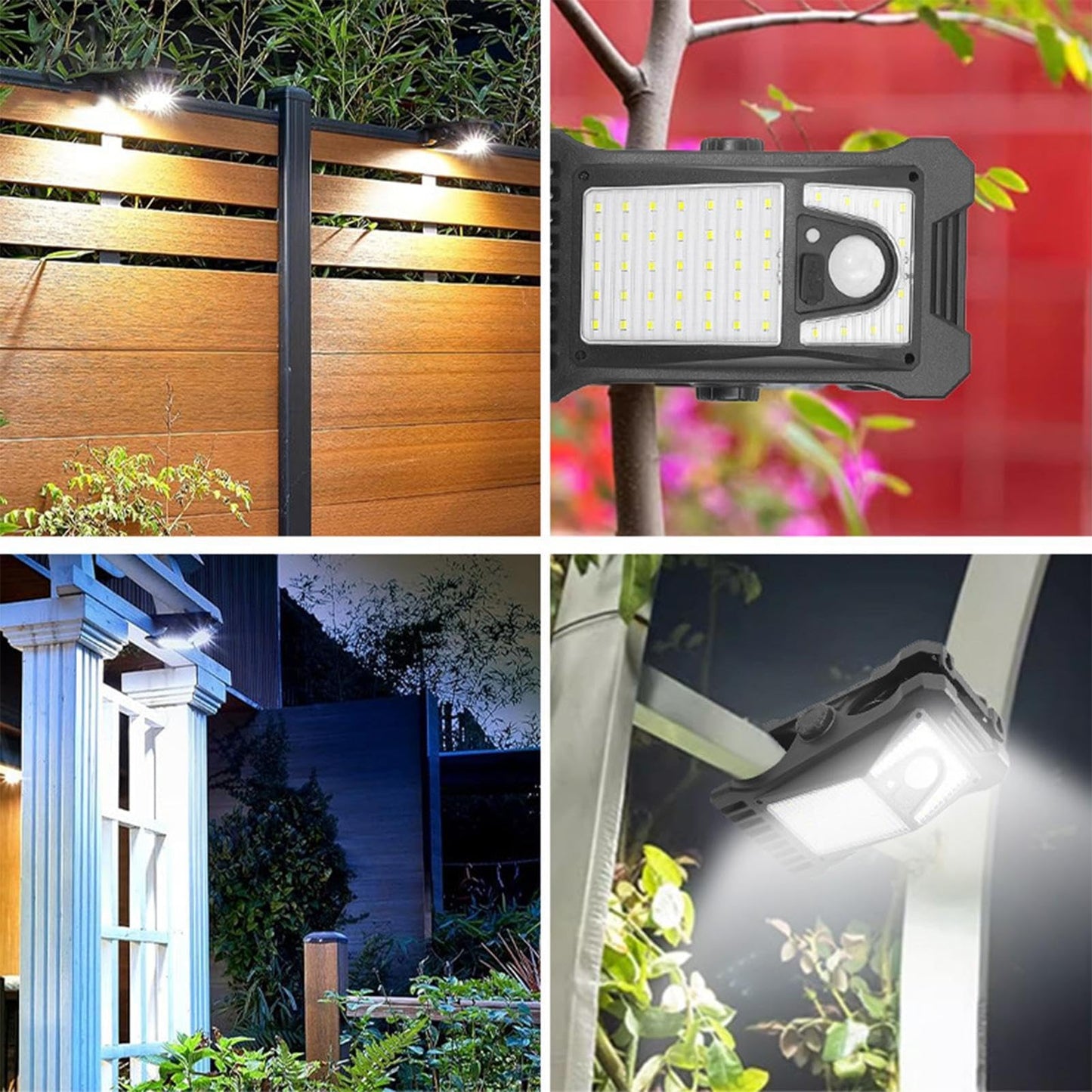 🔥Equisafety Solar Powered LED Outdoor Light Clip  🎁Buy more, get more