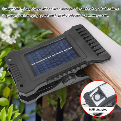 🔥Equisafety Solar Powered LED Outdoor Light Clip  🎁Buy more, get more