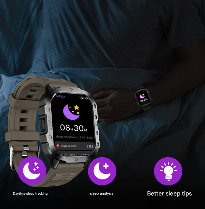 ⌚ New H12 Smart Watch✨Wireless charging, heart rate monitoring, dynamic island design, outdoor flashlight✨