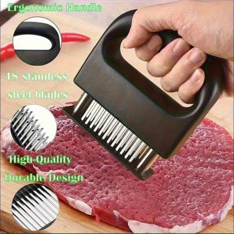 🥩Professional meat slicer | with stainless steel ultra sharp needle blades