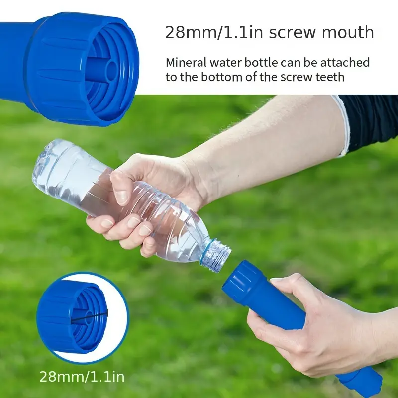 Outdoor survival equipment | Water source filter, ABS material