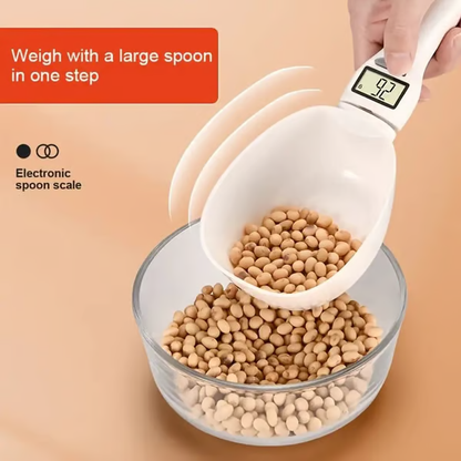 🔥Digital kitchen scale spoon, detachable, made of ABS material, with peeling function and unit conversion