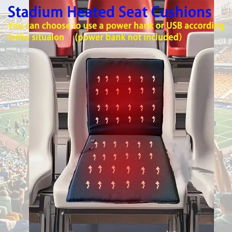 Portable heated seat cushion | Foldable | Intelligent temperature control