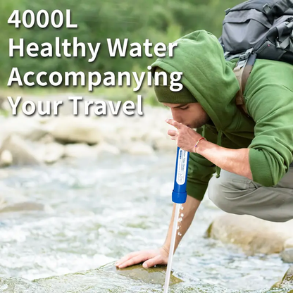 Outdoor survival equipment | Water source filter, ABS material