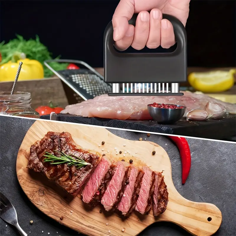 🥩Professional meat slicer | with stainless steel ultra sharp needle blades