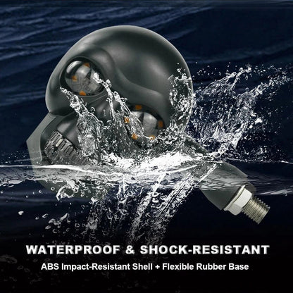 💀 Skull LED Turn Signal Lights  |  2 sets (4 in total)