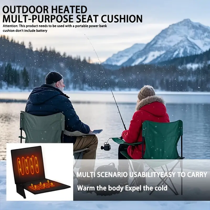 Portable heated seat cushion | Foldable | Intelligent temperature control